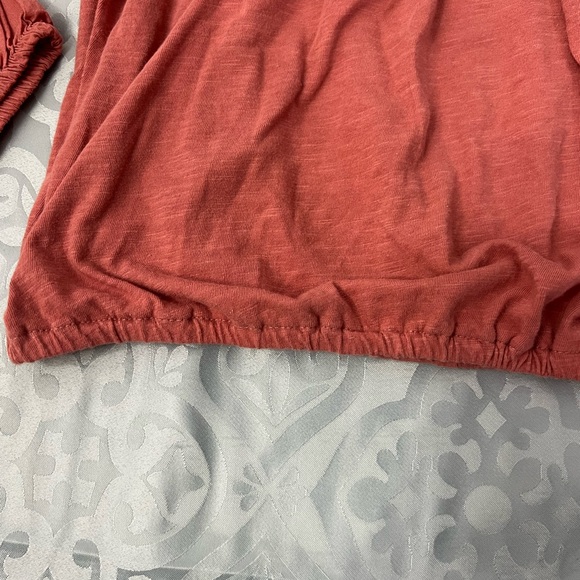 Lucky Brand Coral Embroidered Blouse - Picture 8 of 12